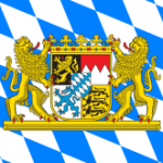 Horizontal Lozengy Flag with Greater Coat-of-Arms Large